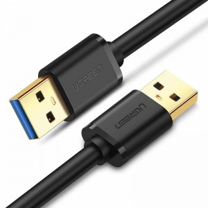 USB 3.0 A till A-kabel A Man till Man Cable Cord för Data Transfer Hard Drive Enclosures