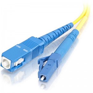 LC / SC Plenum-rated 9/125 Simplex Single-Mode Fiber Patch Cable