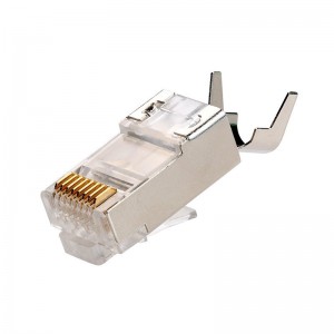 RJ45-kontakt CAT7 Crimp Ethernet-kontakt STP Modular